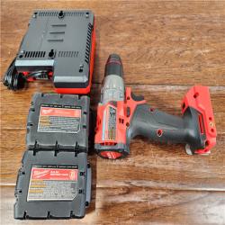 AS-IS Milwaukee M18 FUEL Lithium-Ion Brushless Cordless 1/2 in. Hammer Drill Driver Kit