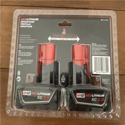 California NEW Milwaukee Red Lithium XC 3.0 Battery (2)