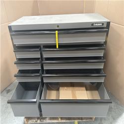 CALIFORNIA AS IS HUSKY TOOL CABINET 9 DRAWER BASE ONLY