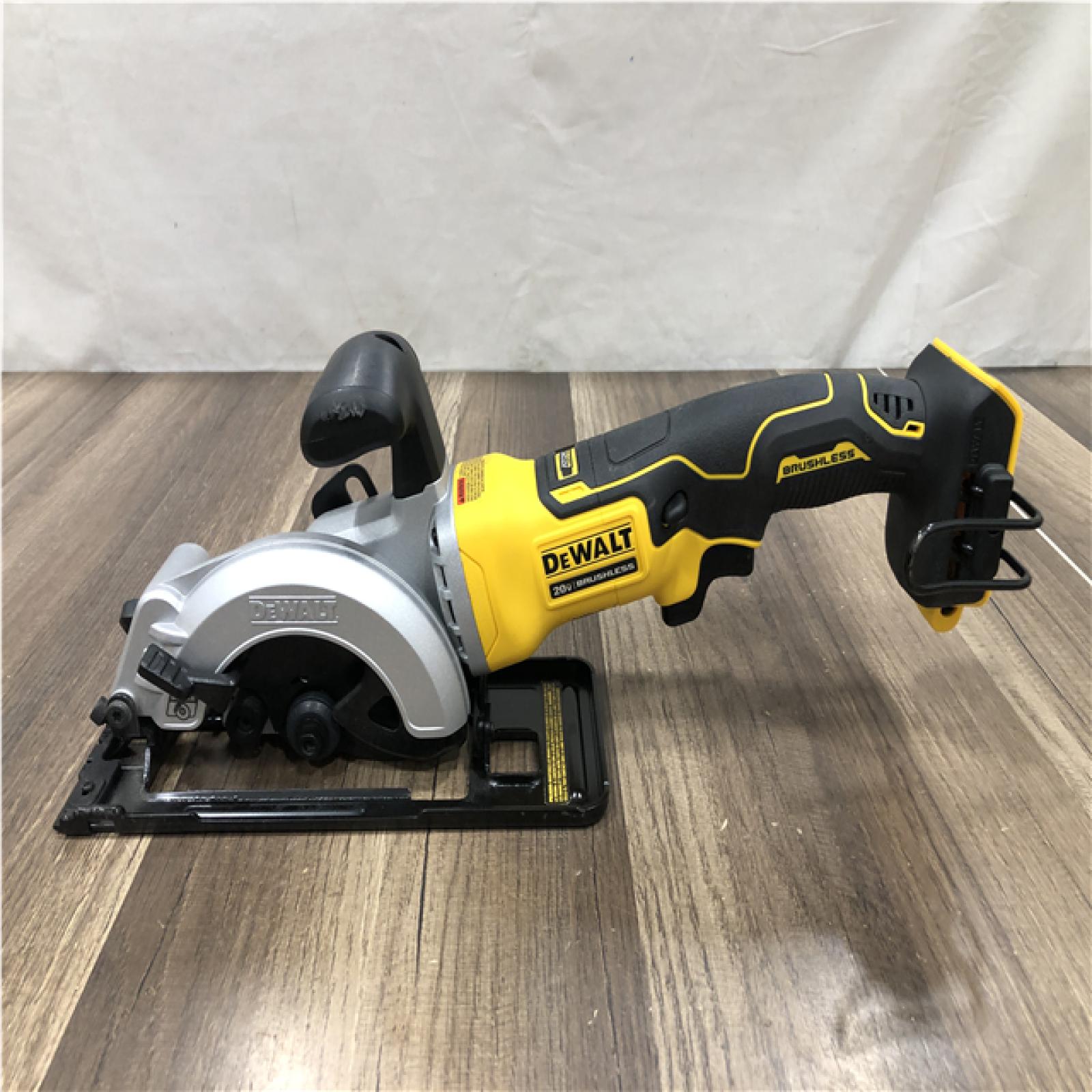 AS-IS DEWALT ATOMIC 20V MAX Cordless Brushless 4-1/2 in. Circular Saw (Tool Only)