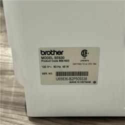 AS-IS Brother SE630 Sewing and Embroidery Machine with 400 Downloadable Designs