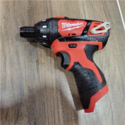 AS-IS Milwaukee 2401-22 - M12 12V Cordless Screwdriver Kit
