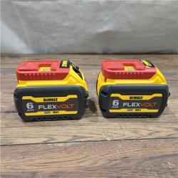 AS-IS DEWALT FLEXVOLT 20V/60V MAX Lithium-Ion 6.0Ah Battery Pack (2 Pack)
