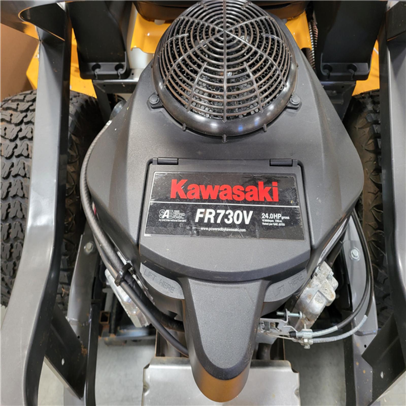 CALIFORNIA AS-IS CUB CADET ULTIMA TWIN BLADE SIT DOWN LAWN MOWER