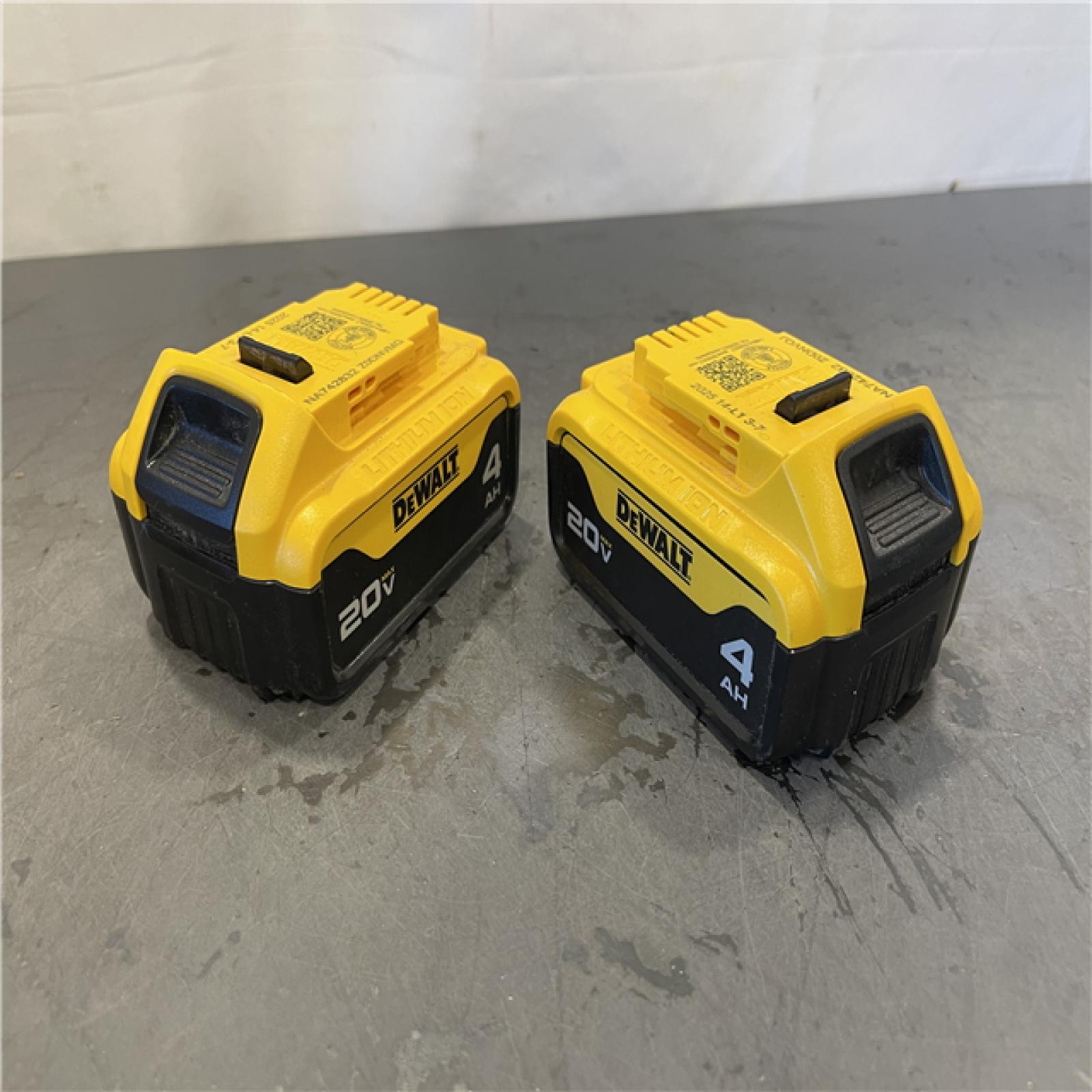 AS-IS - DEWALT 20V MAX Premium Lithium-Ion 4.0Ah Battery Pack (2 Pack)