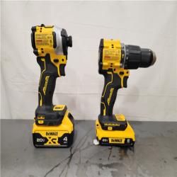 AS-IS- DeWalt 2-Tool Combo Kit W/ (2) BATTERY & CHARGER