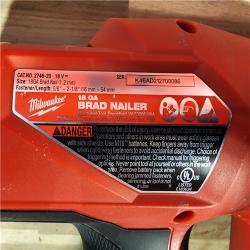 HOUSTON LOCATION - AS-IS Milwaukee M18 Fuel 18V Brushless 18-Gauge Brad Nailer 2746-20 (Bare Tool)