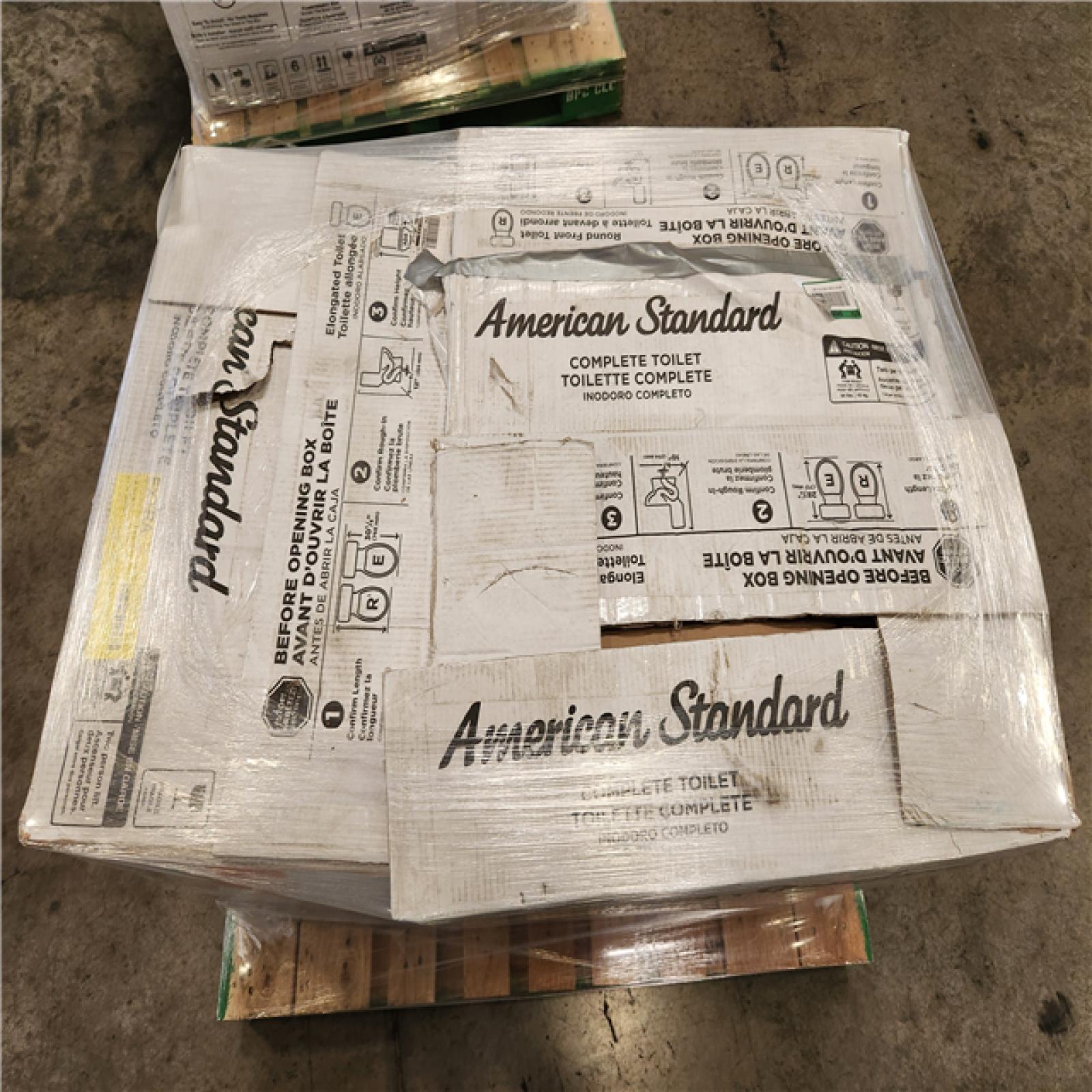 Phoenix Location AS-IS Mixed American Standard Toilet Pallet (3-Total)