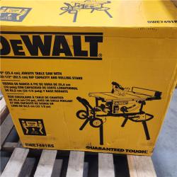 As-Is- DEWALT 10 in. 15 Amp 120V Site-Pro Compact Jobsite Table Saw