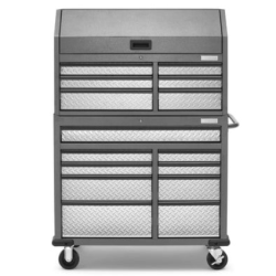 DALLAS LOCATION- Gladiator Premier 41 inch 15-drawer Mobile Tool Chest Combo