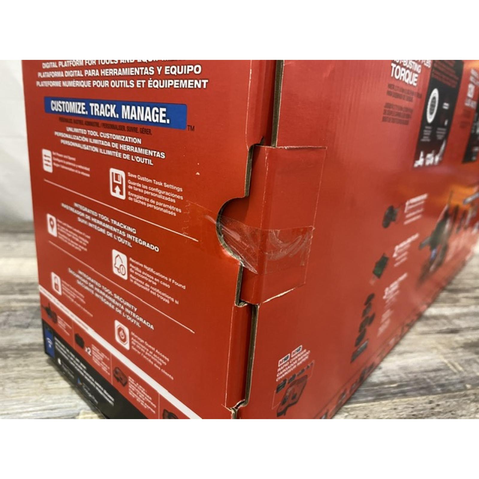 NEW - Milwaukee FUEL 18V Lithium-Ion Brushless Cordless 1 in. Impact Wrench Extended Reach D-Handle Kit