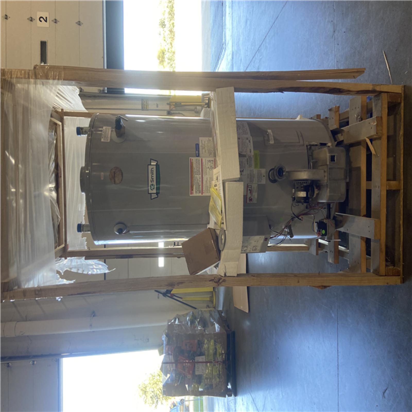 DALLAS LOCATION -  Brand image 100 gal. 275 MBH Commercial Natural Gas Water Heater Click to Zoom slide 1 A.O. Smith Master-Fit® 100 gal. 275 MBH Commercial Natural Gas Water Heater