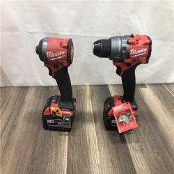 AS-IS Milwaukee  FUEL 18V Lithium-Ion Brushless Cordless Hammer Drill and Impact Driver Combo Kit