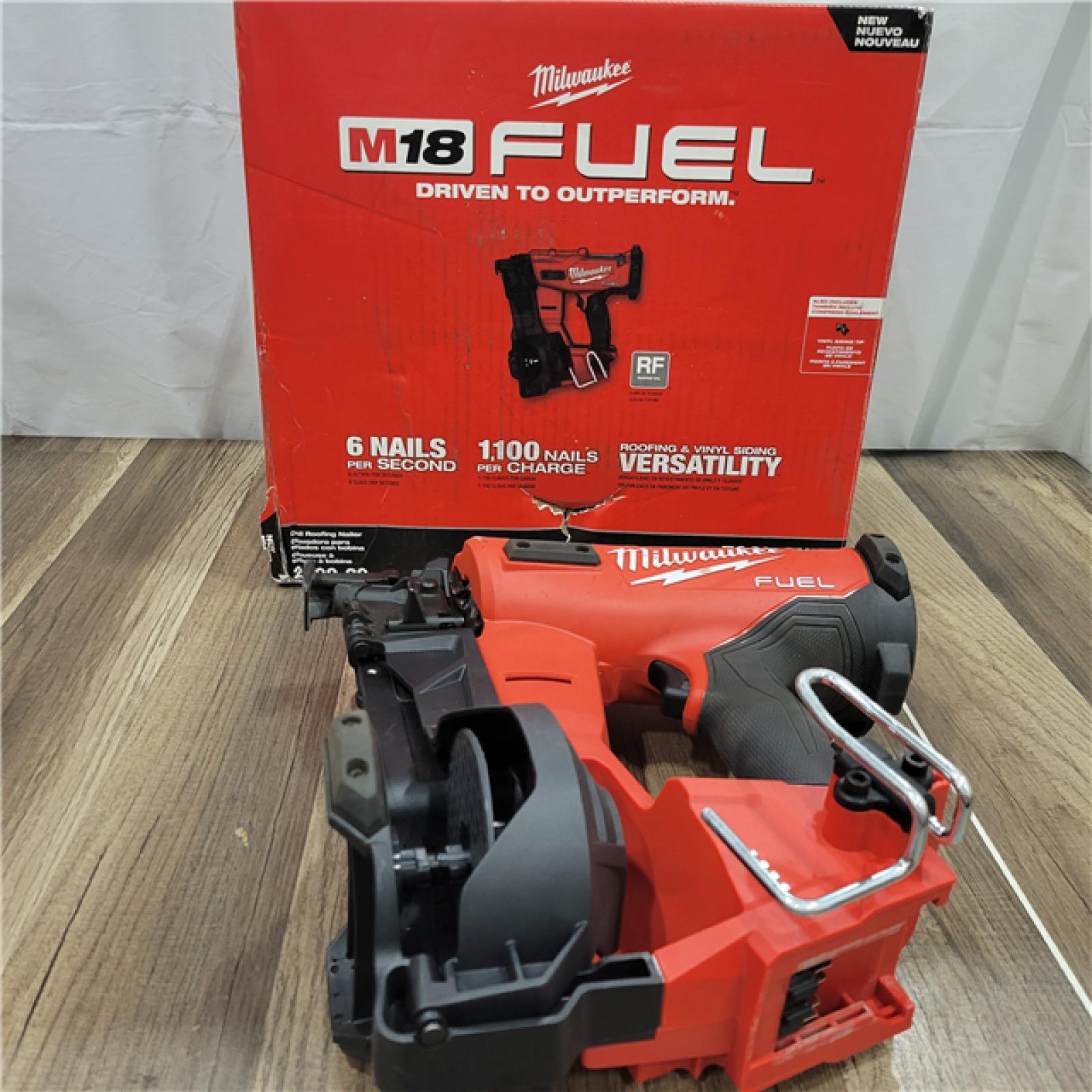 AS-IS Milwaukee Tools M18 FUEL Coil Roofing Nailer (Bare Tool) 2909-20