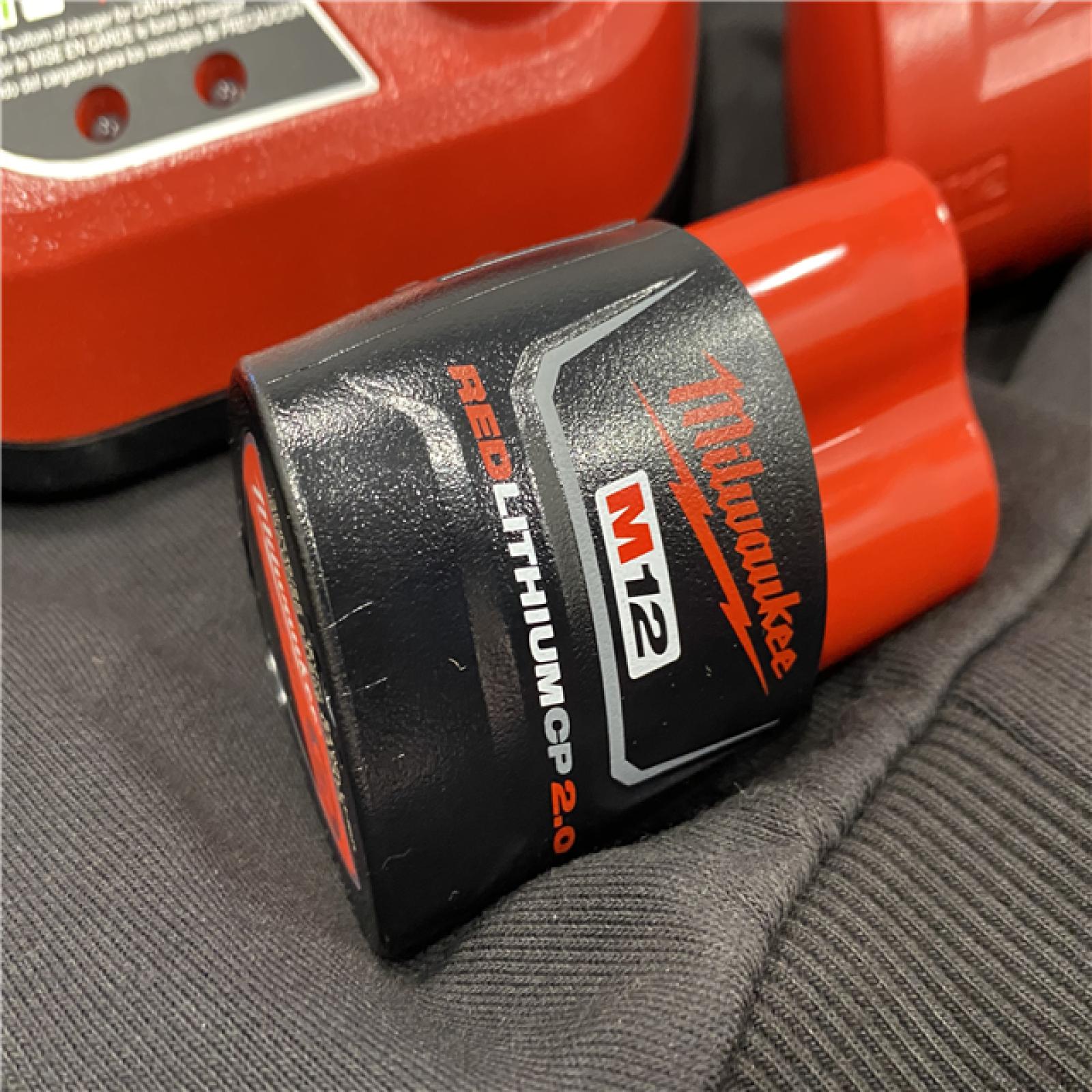 AS-IS Milwaukee Men's Large 12-Volt Lithium-Ion Cordless Black Heated Jacket Hoodie Kit