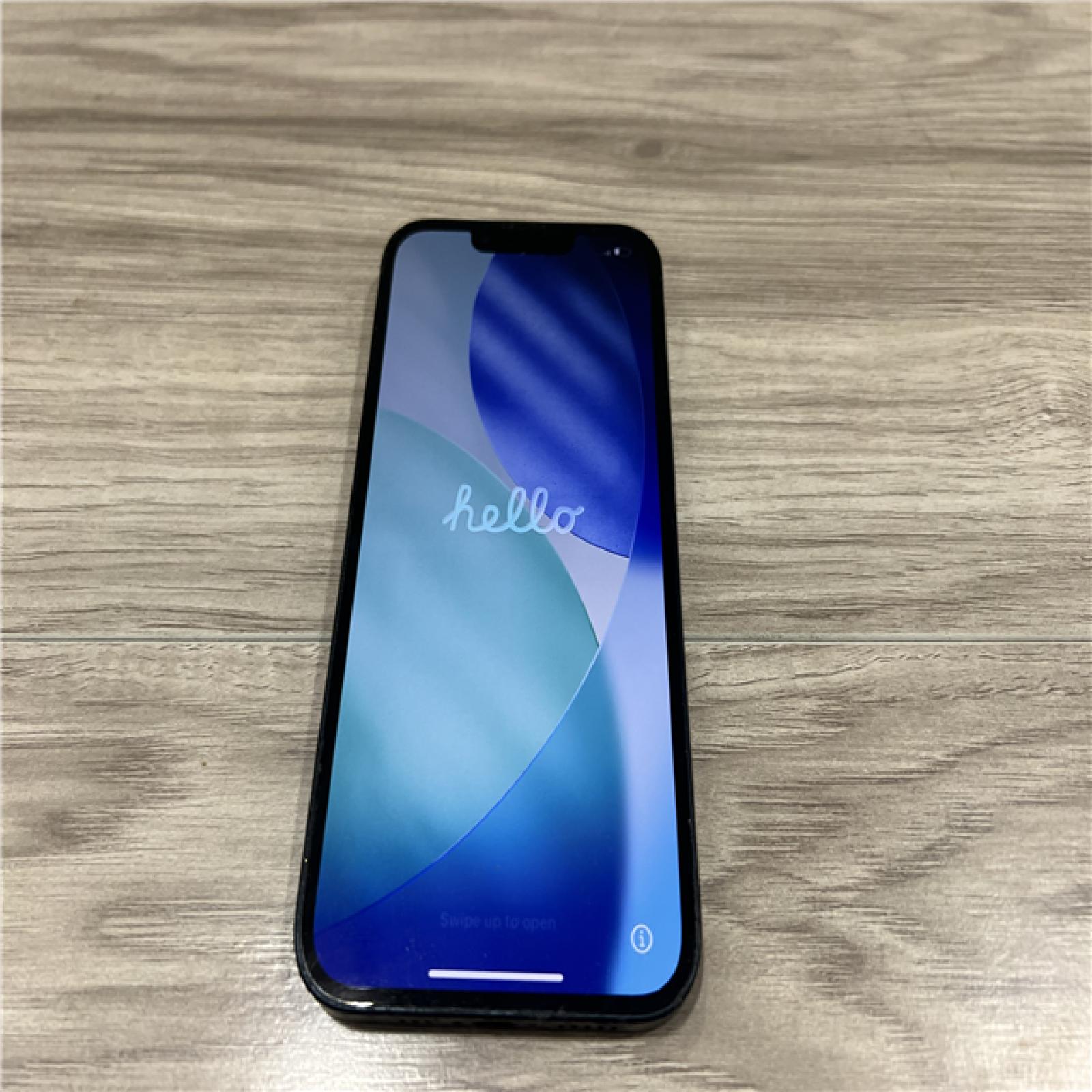 AS-IS Apple iPhone 13 128GB in Midnight (Model MLML3LL/A)