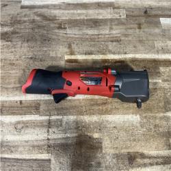 Houston Location AS-IS Milwaukee  FUEL 12V Lithium-Ion Brushless Cordless 3/8 in. Right Angle Impact Wrench (Tool-Only)