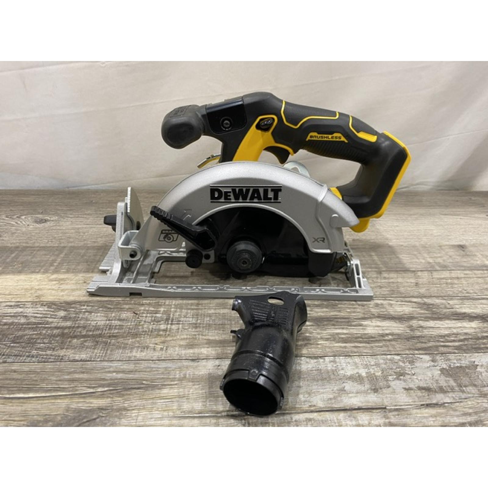 AS-IS DEWALT 20V MAX Cordless Brushless 6-1/2 in. Sidewinder Style Circular Saw (Tool Only)