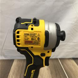 AS-IS DEWALT Atomic 20V Max Lithium-Ion Brushless Cordless Compact 1/4 in. Impact Driver Kit