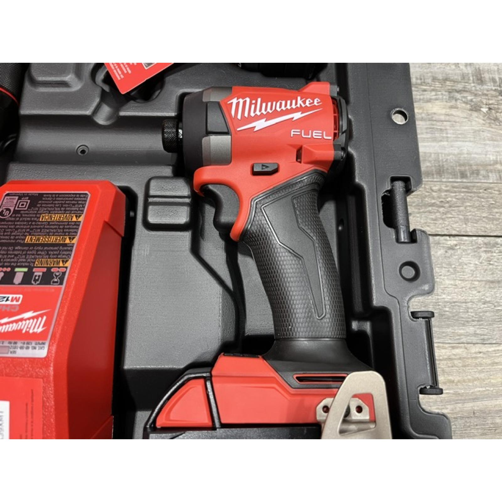 NEW - Milwaukee FUEL 18V Lithium-Ion Brushless Cordless Hammer Drill and Impact Driver Combo Kit
