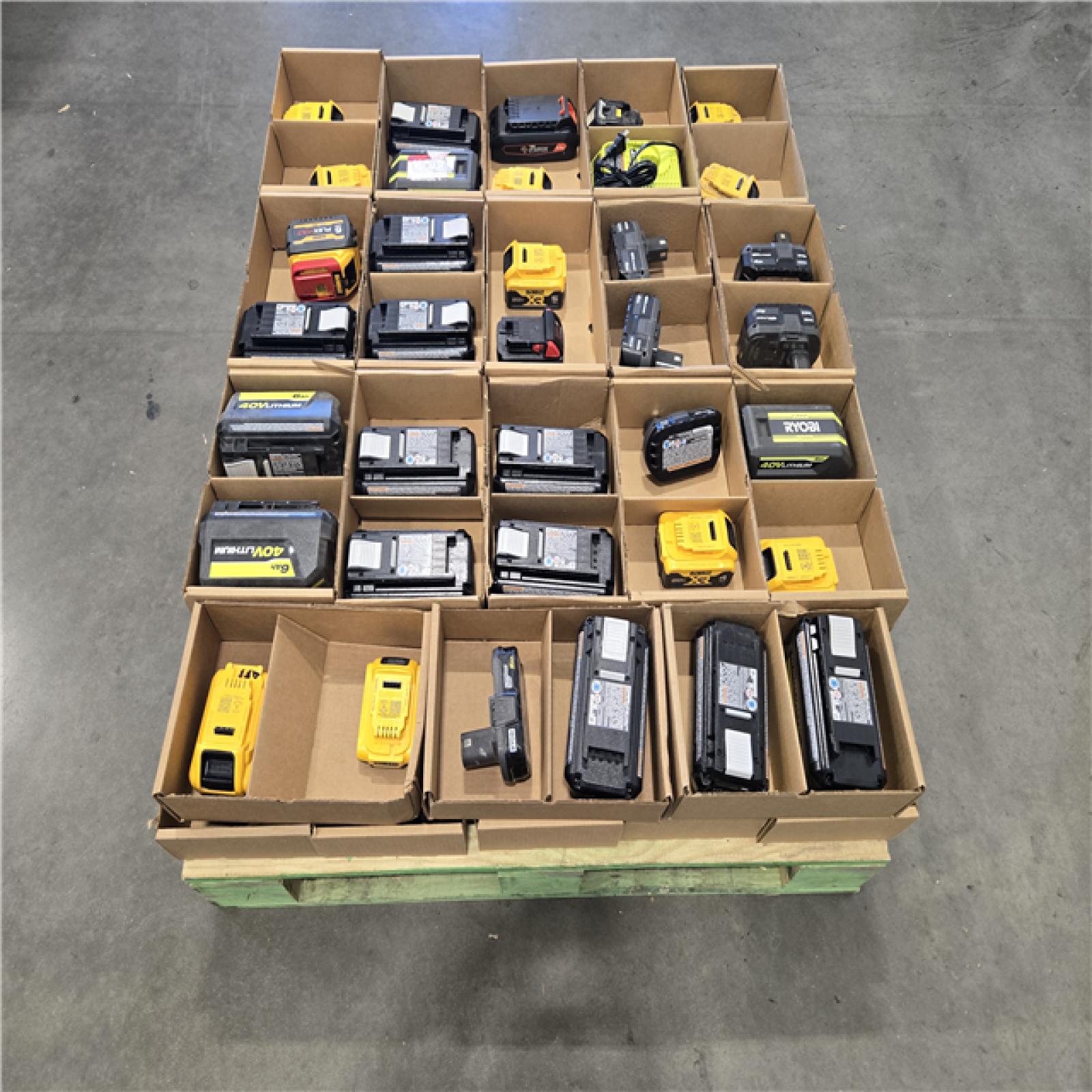 DALLAS LOCATION- AS-IS BATTERY PALLET