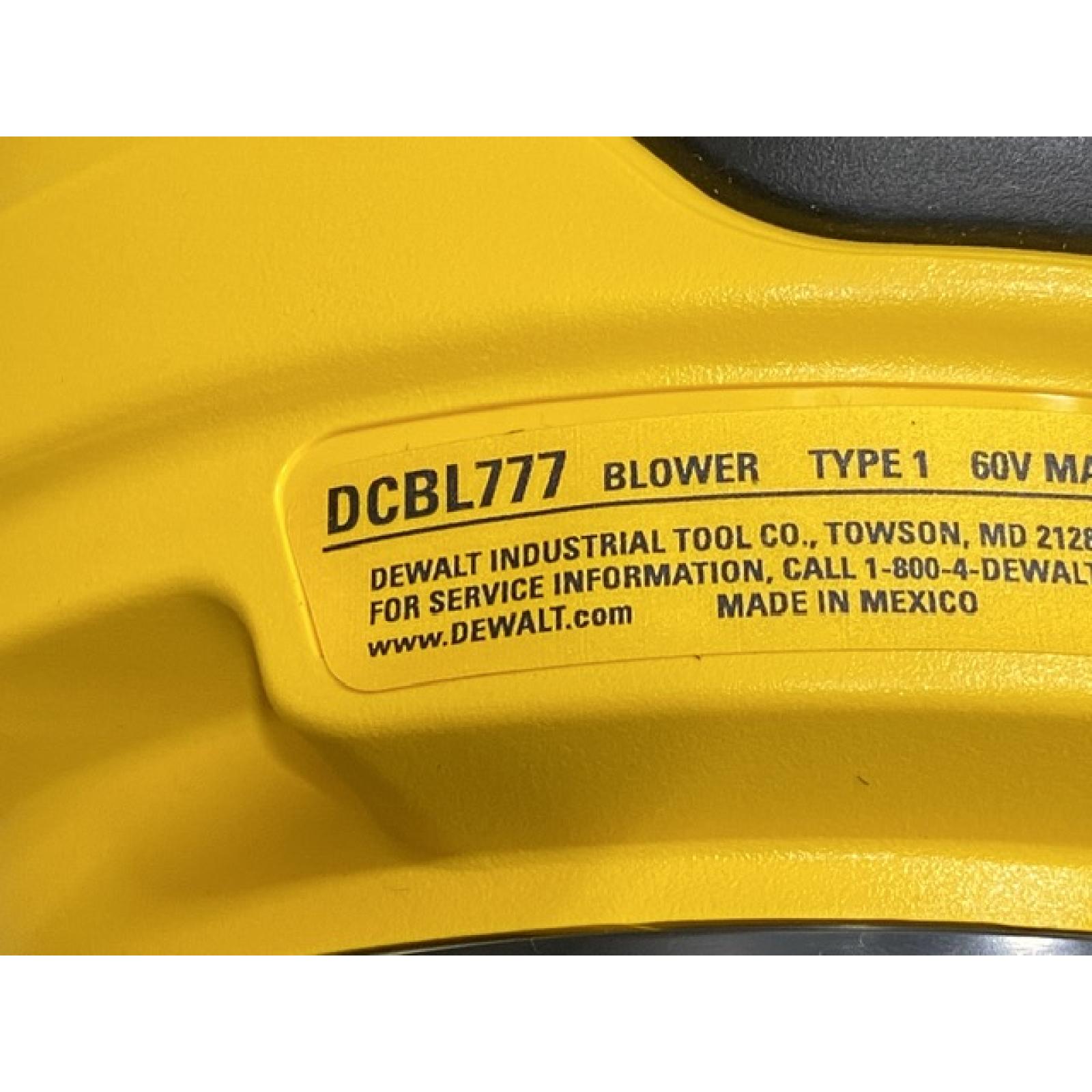AS-IS DEWALT FLEXVOLT 60V MAX 160 MPH 760 CFM Brushless Cordless Axial Blower Kit