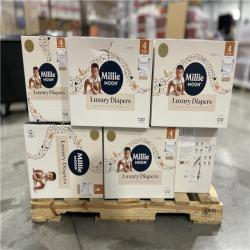 DALLAS LOCATION -Millie Moon Luxury Disposable Diapers - Size 4 - 120ct PALLET-(20 CASES)