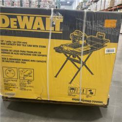 NEW- DeWALT D36000S 10 Professional Heavy Duty Wet Tile Saw Attachment W/ Stand