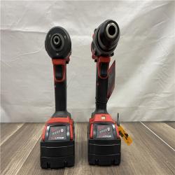 AS-IS Milwaukee FUEL 18V Lithium-Ion Brushless Cordless Hammer Drill and Impact Driver Combo Kit