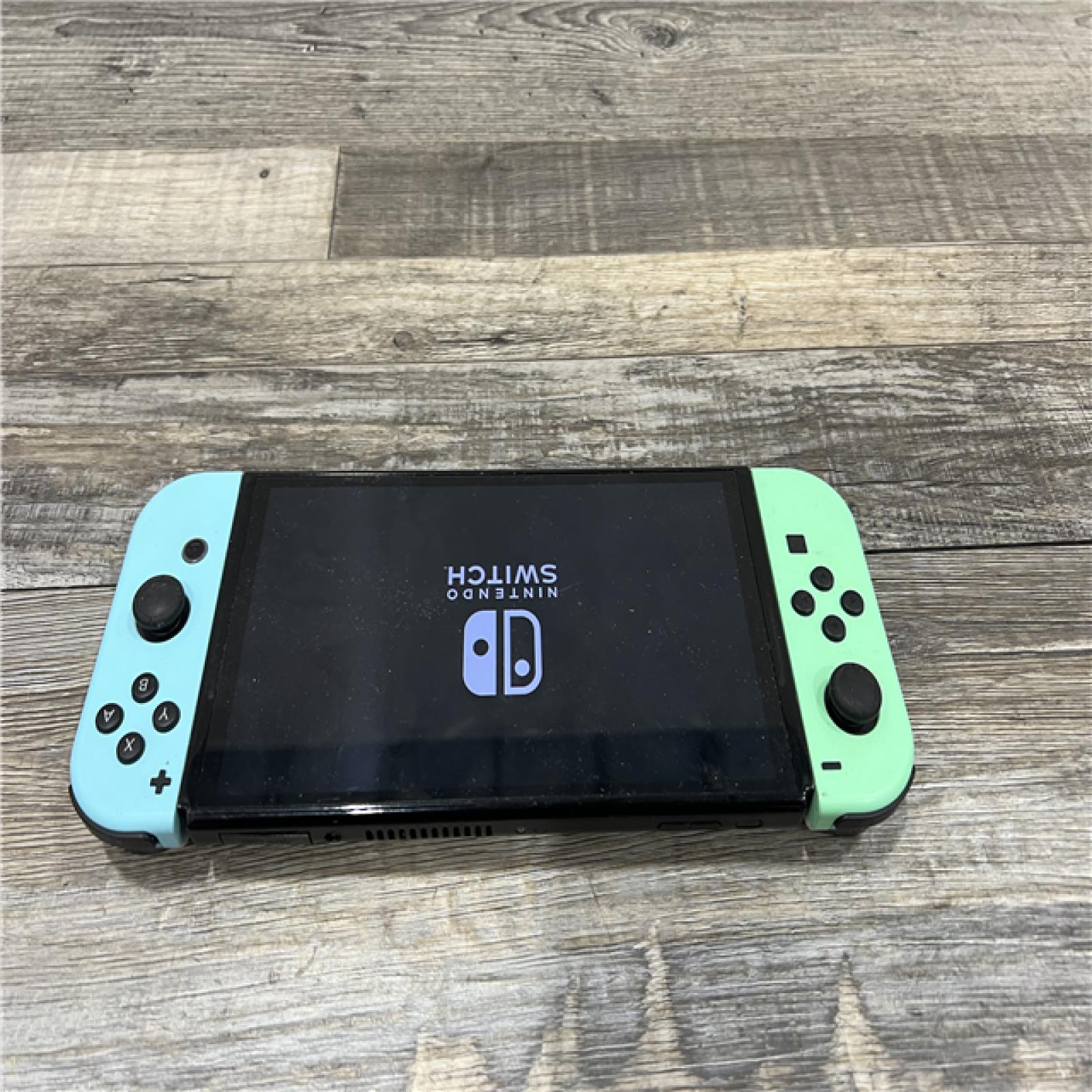 AS-IS Nintendo Switch W/ Joy-Con (L)/(R) - Pastel Green/Pastel Blue