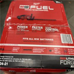 NEW - Milwaukee FUEL 18V 30 in. Brushless Cordless Battery Powered Hedge Trimmer Kit