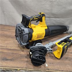 AS-IS DEWALT 20V MAX Cordless Battery Powered String Trimmer & Blower Combo Kit with (1) 4 Ah Battery & Charger