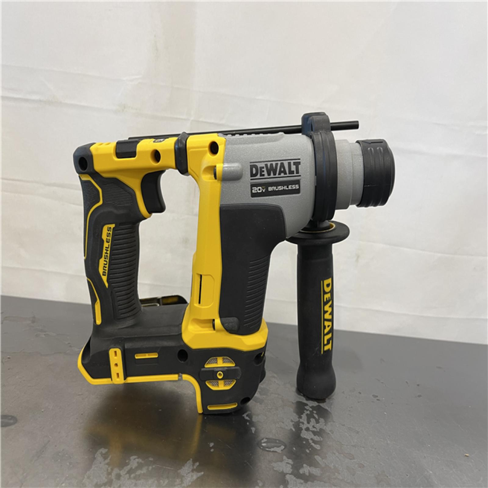 AS-IS- DEWALT ATOMIC 20V MAX Cordless Brushless Ultra-Compact 5/8 in. SDS Plus Hammer Drill (Tool Only)