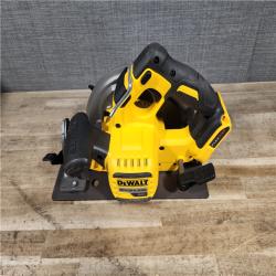 HOUSTON LOCATION - AS-IS (APPEARS LIKE NEW) DEWALT FLEXVOLT 60V MAX Cordless Brushless 7-1/4 in. Circular Saw with Brake (Tool Only)