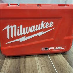 AS-IS MILWAUKEE M18 FUEL 18V Lithium-Ion Brushless Cordless Hammer Drill and Impact Driver Combo Kit (2-Tool) with 2 Batteries