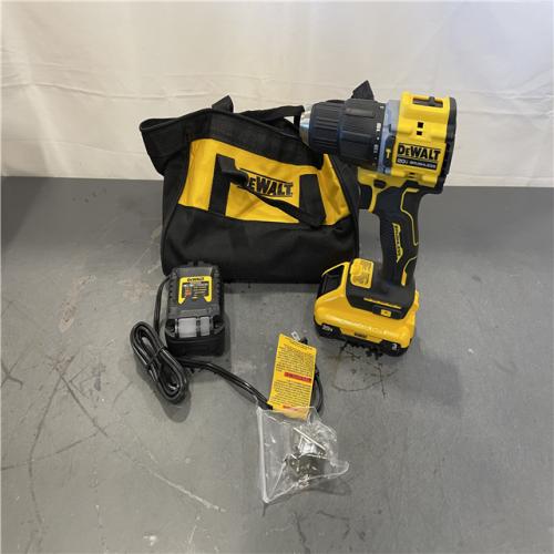 AS-IS - DEWALT ATOMIC 20-Volt Lithium-Ion Cordless 1/2 in. Compact Hammer Drill Kit