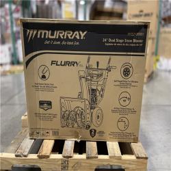 DALLAS LOCATION- NEW!- Murray 24 in. 208cc Self-Propelled 2-Stage Gas Snow Blower with Electric Start
