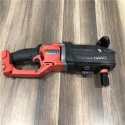 AS-IS Milwaukee FUEL 18V Lithium-Ion Brushless Cordless GEN 2 SUPER HAWG 7/16 in. Right Angle Drill (Tool-Only)