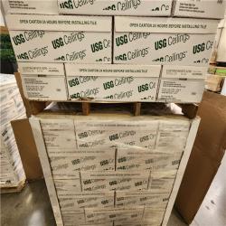 Phoenix NEW USG Ceiling Wood Fiber Ceiling Tile White (1 728 sq. ft/ 54 Cases)