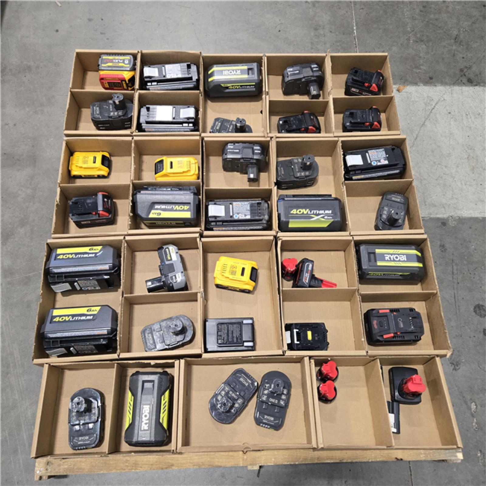 DALLAS LOCATION - AS-IS BATTERY  PALLET