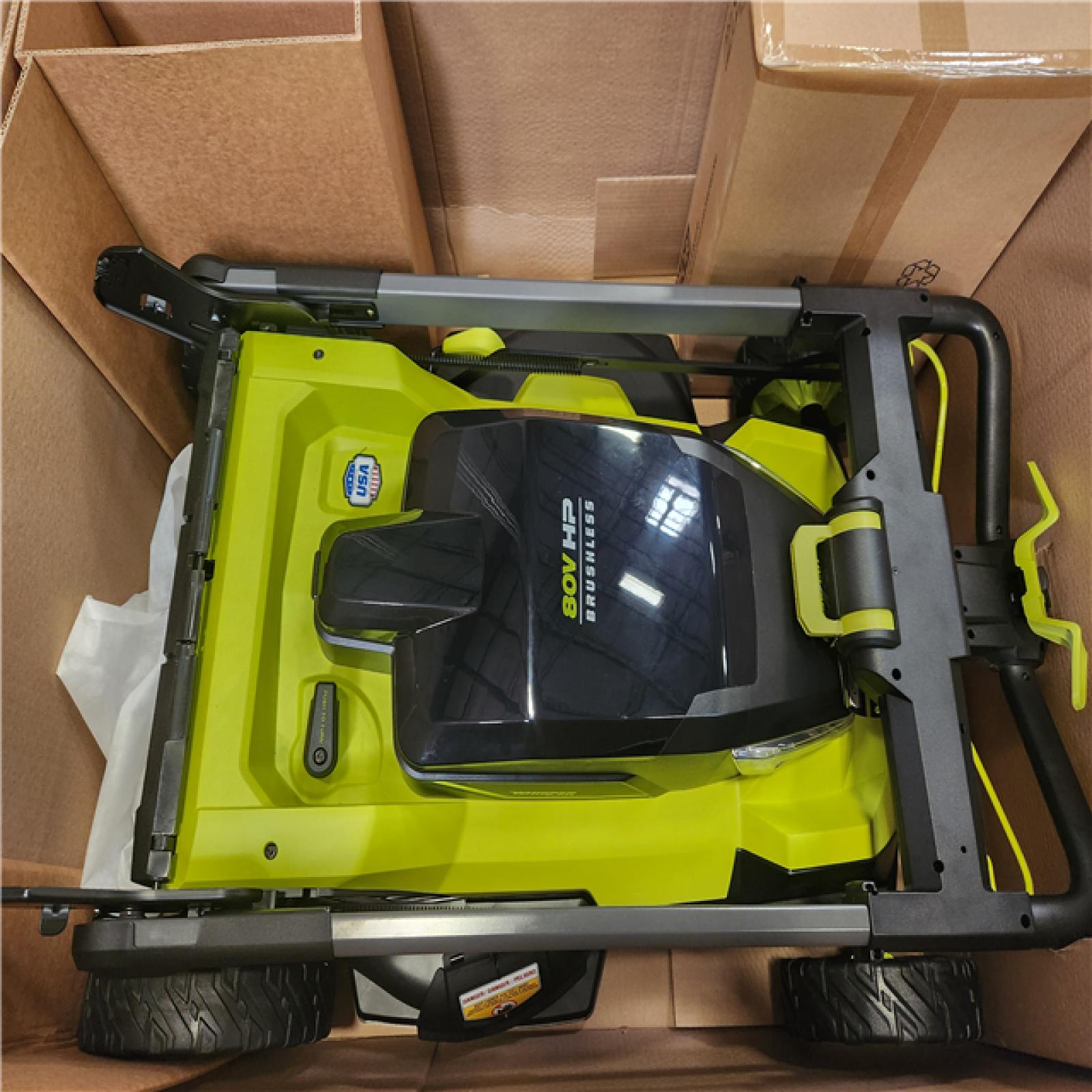 Phoenix NEW RYOBI 80V HP Brushless Battery Cordless Electric 30 in. Multi-Blade Lawn Mower with Battery and Charger