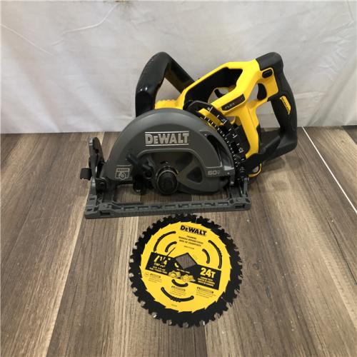 AS-IS DEWALT FLEXVOLT 60V MAX Cordless Brushless 7-1/4 in. Wormdrive Style Circular Saw (Tool Only)