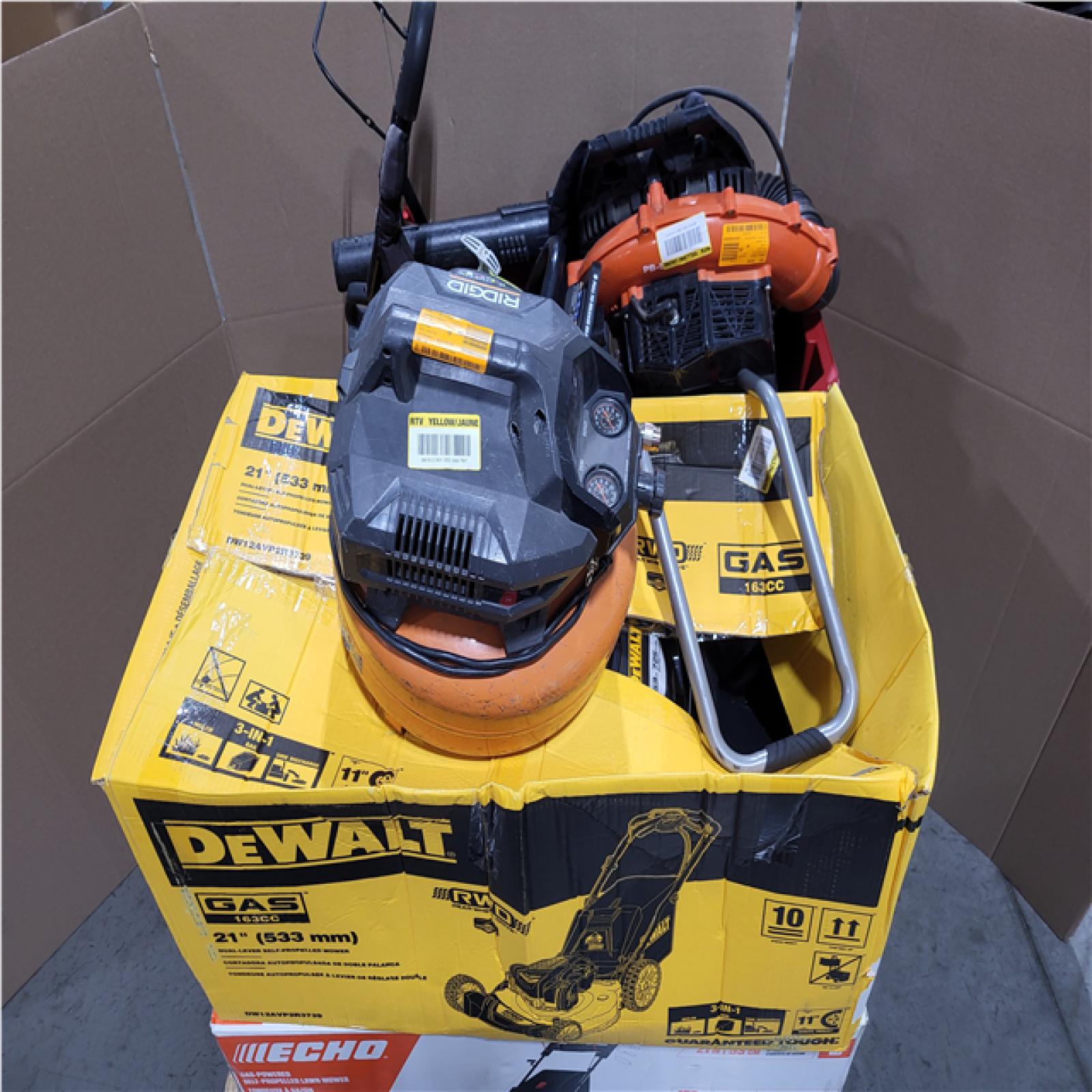 CALIFORNIA AS-IS OUTDOOR POWER EQUIPMENT