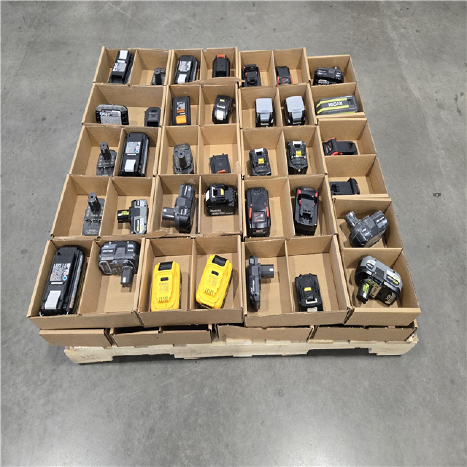 DALLAS LOCATION- AS-IS BATTERY PALLET