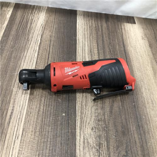 AS-IS Milwaukee M12 12V Lithium-Ion Cordless 3/8 in. Ratchet (Tool-Only)