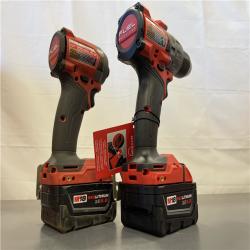 AS-IS - MILWAUKEE FUEL 18V Lithium-Ion Brushless Cordless Hammer Drill and Impact Driver Combo Kit