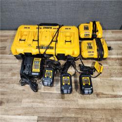 HOUSTON LOCATION - AS - IS DEWALT BATTERY CHARGER PACK QTY - 7