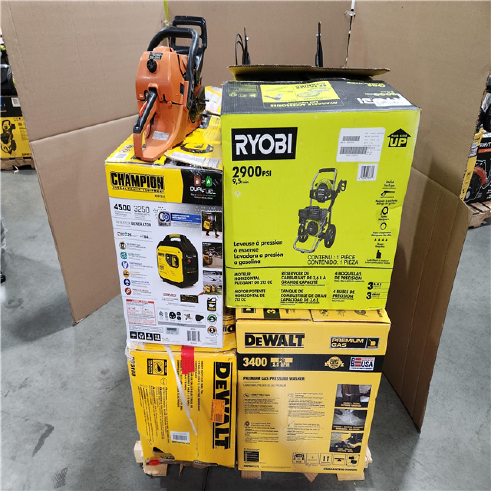 CALIFORNIA AS-IS OUTDOOR POWER EQUIPMENT
