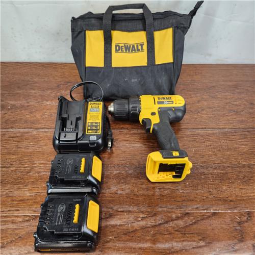 AS-IS DeWalt 20V MAX Lithium-Ion Brushed Cordless 1/2 in. Drill/Driver Kit