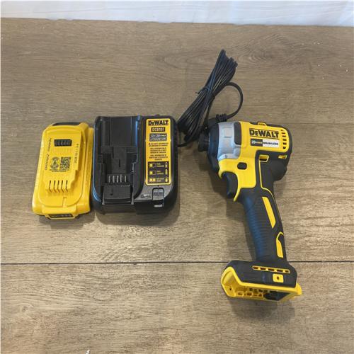 AS-IS DEWALT 20V MAX Lithium-Ion Brushless Cordless 1/4 in. Impact Driver Kit